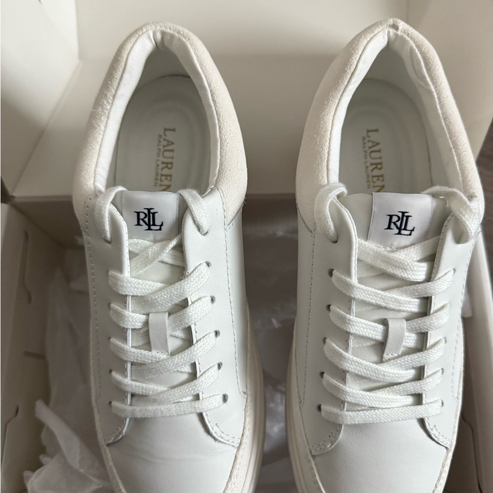 Ralph Lauren White Women's Sneakers
